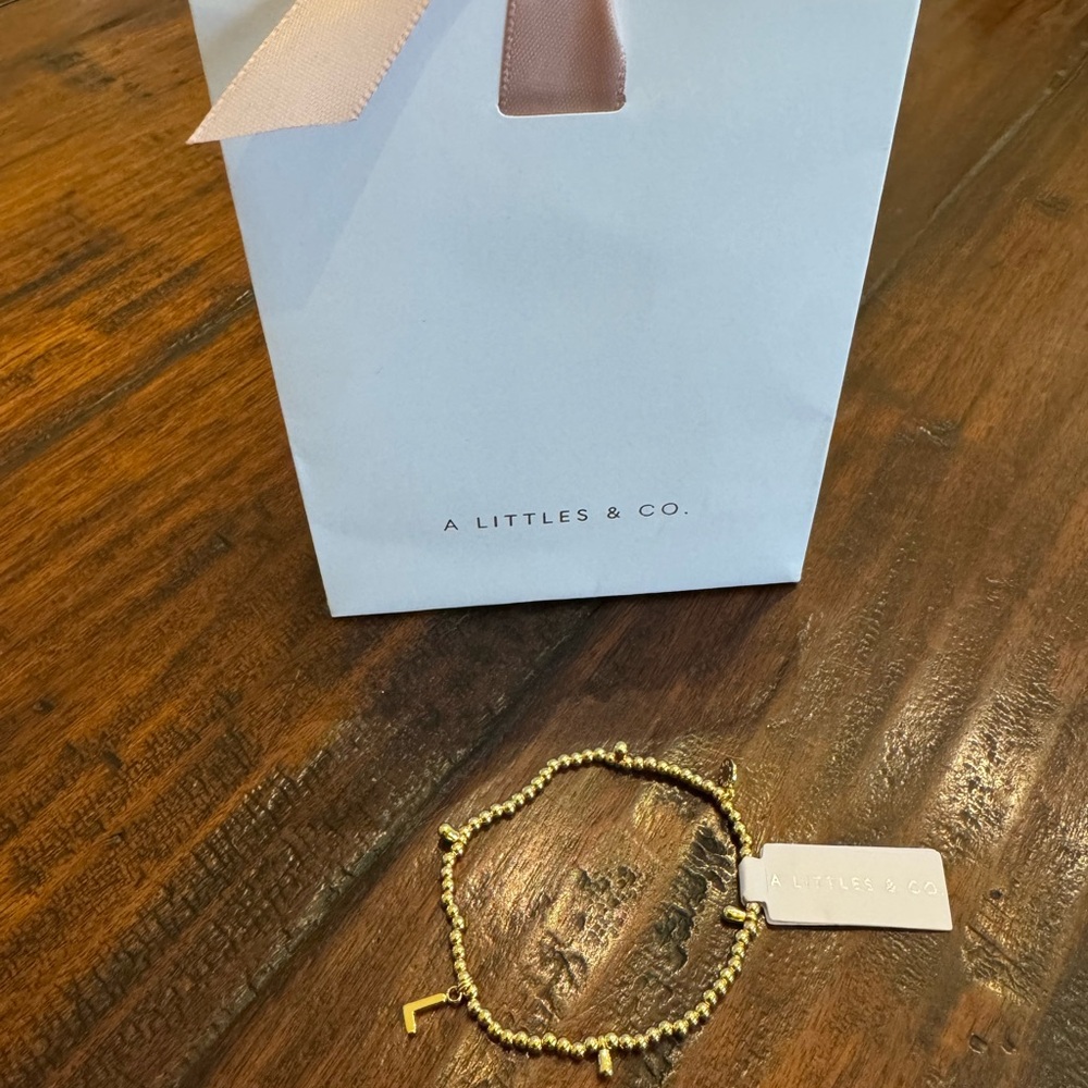 Gold Beaded Bracelet